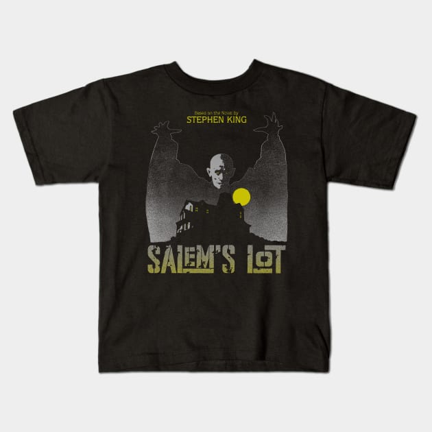 Salem's Lot 1975 Kids T-Shirt by PUBLIC BURNING